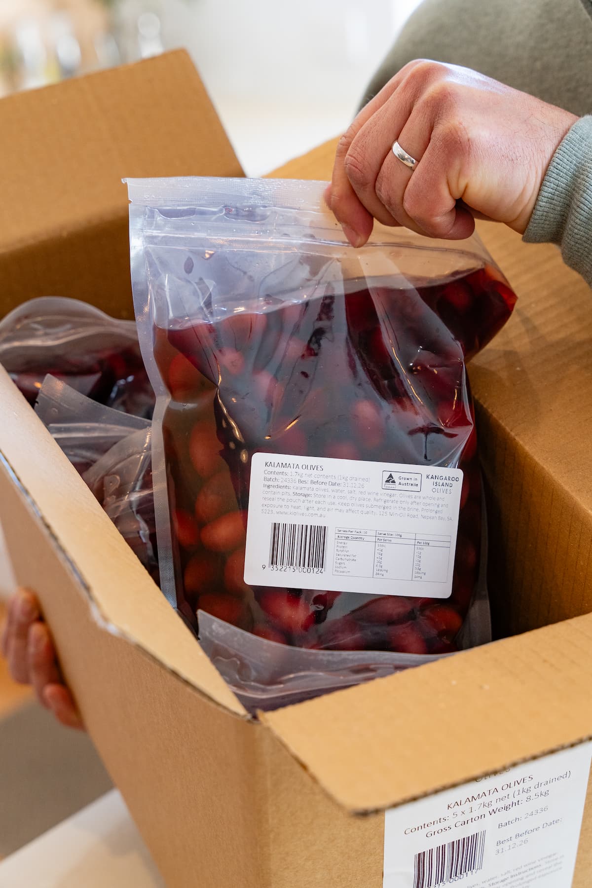 Bulk Smoked Kalamata Olives - Kangaroo Island Olives