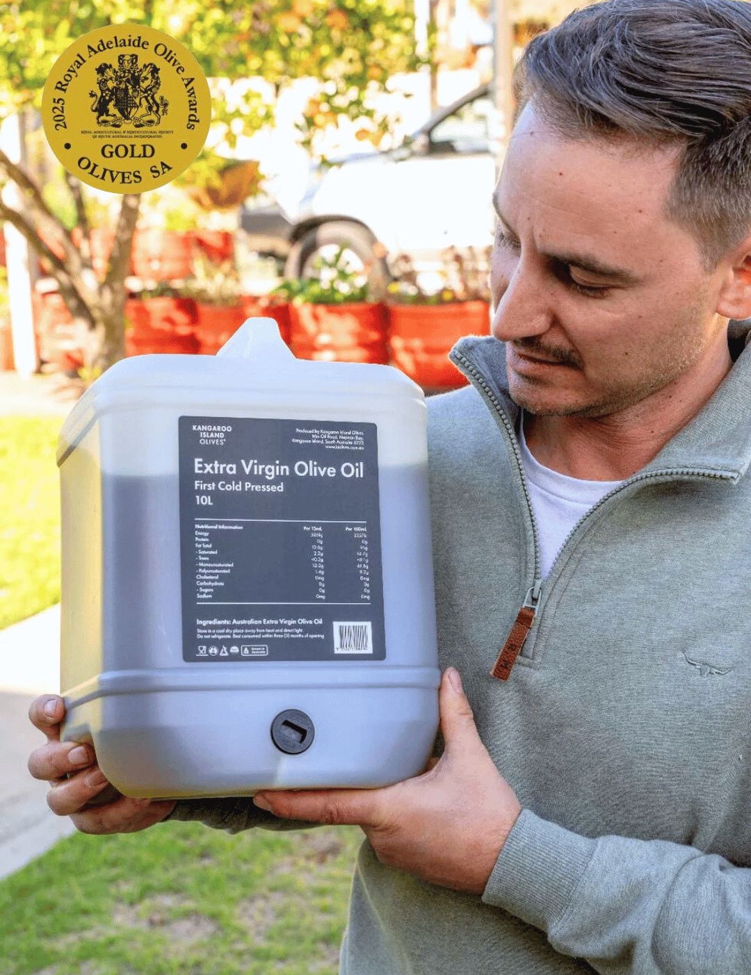 Extra Virgin Olive Oil (10L) - Kangaroo Island Olives