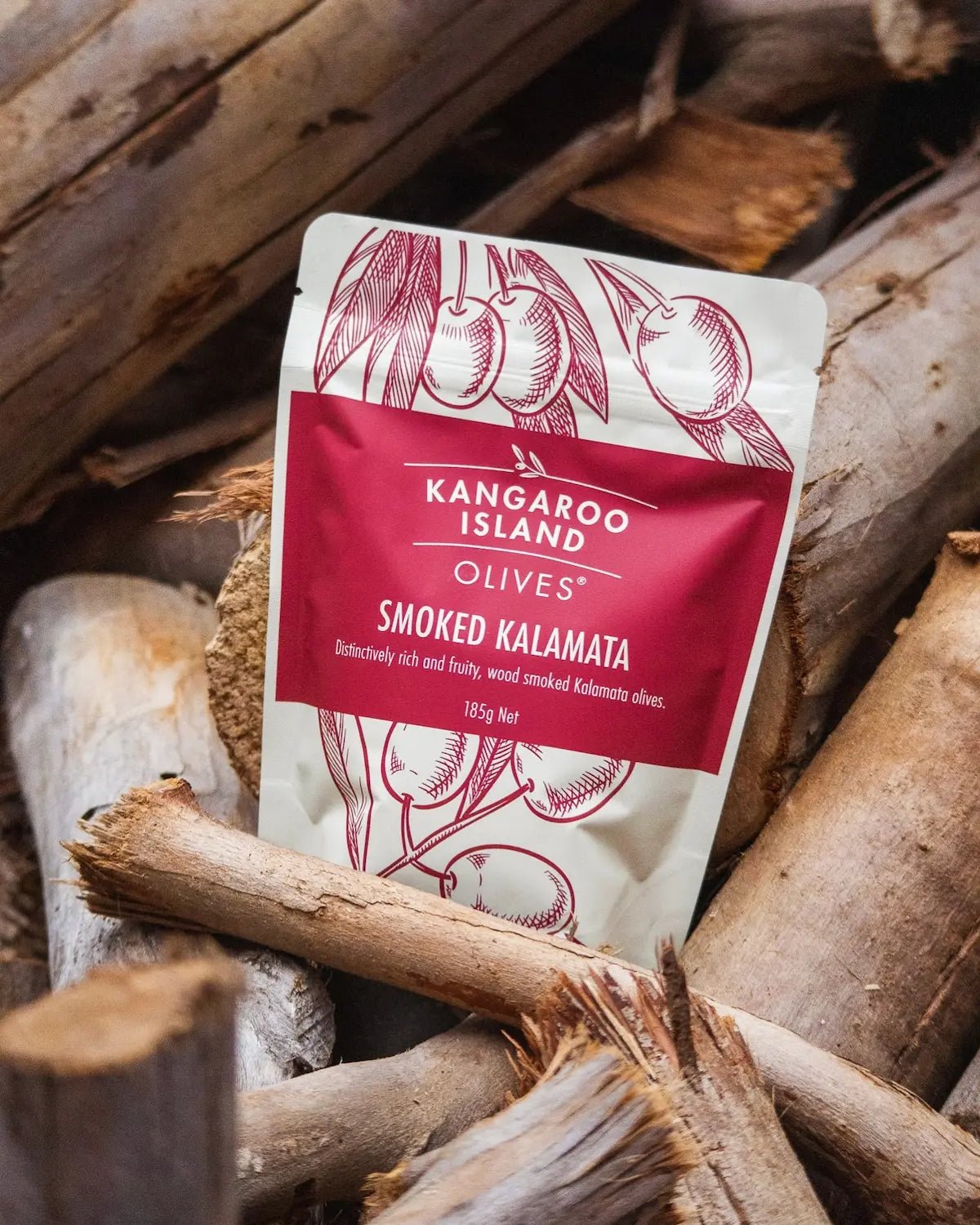 Smoked Kalamata Olives - Kangaroo Island Olives