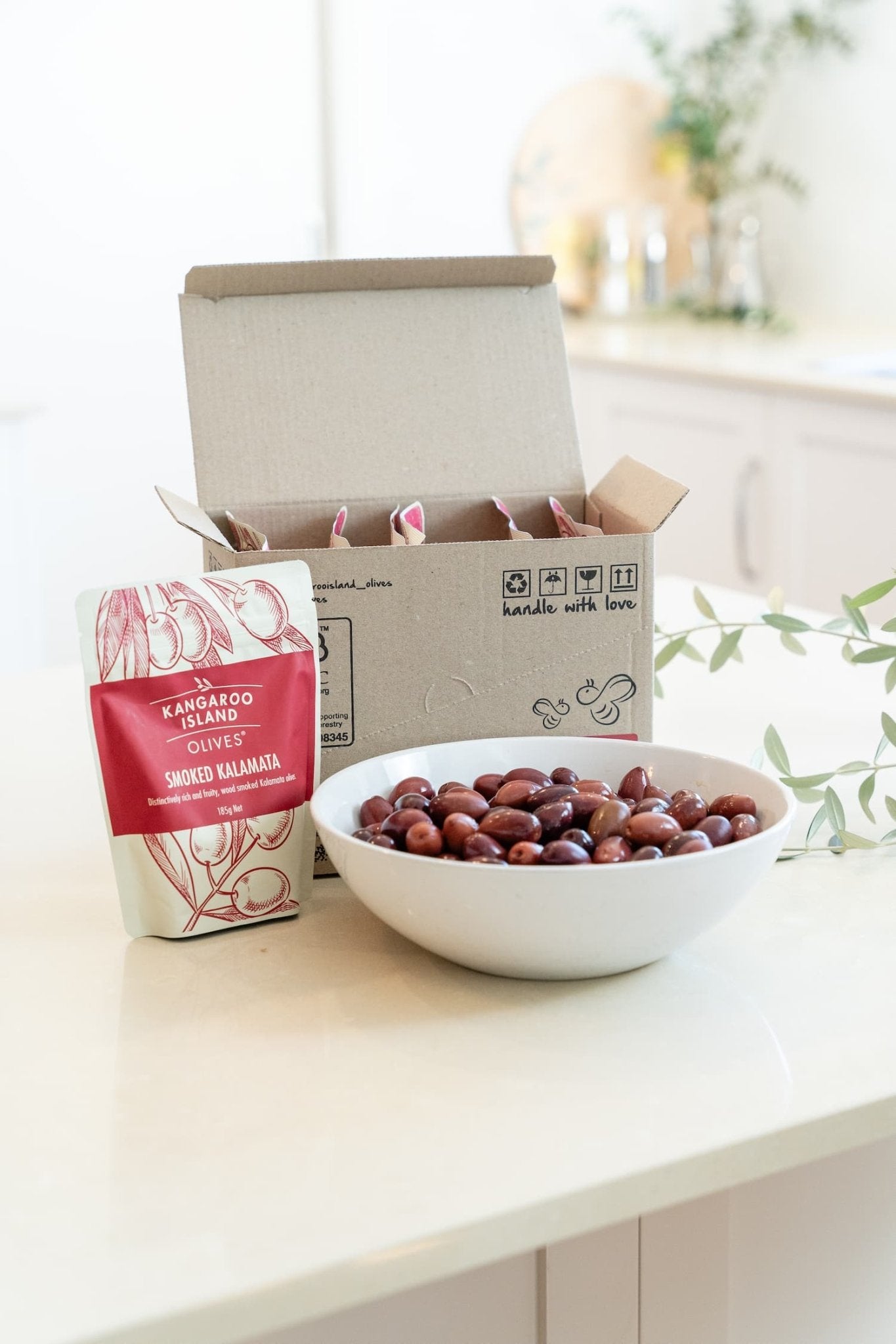 Smoked Kalamata Olives - Kangaroo Island Olives